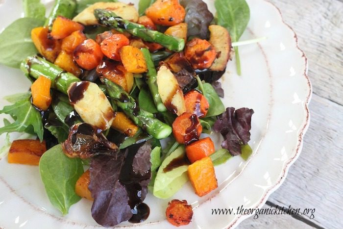 Miso-Glazed Roasted Vegetable Salad