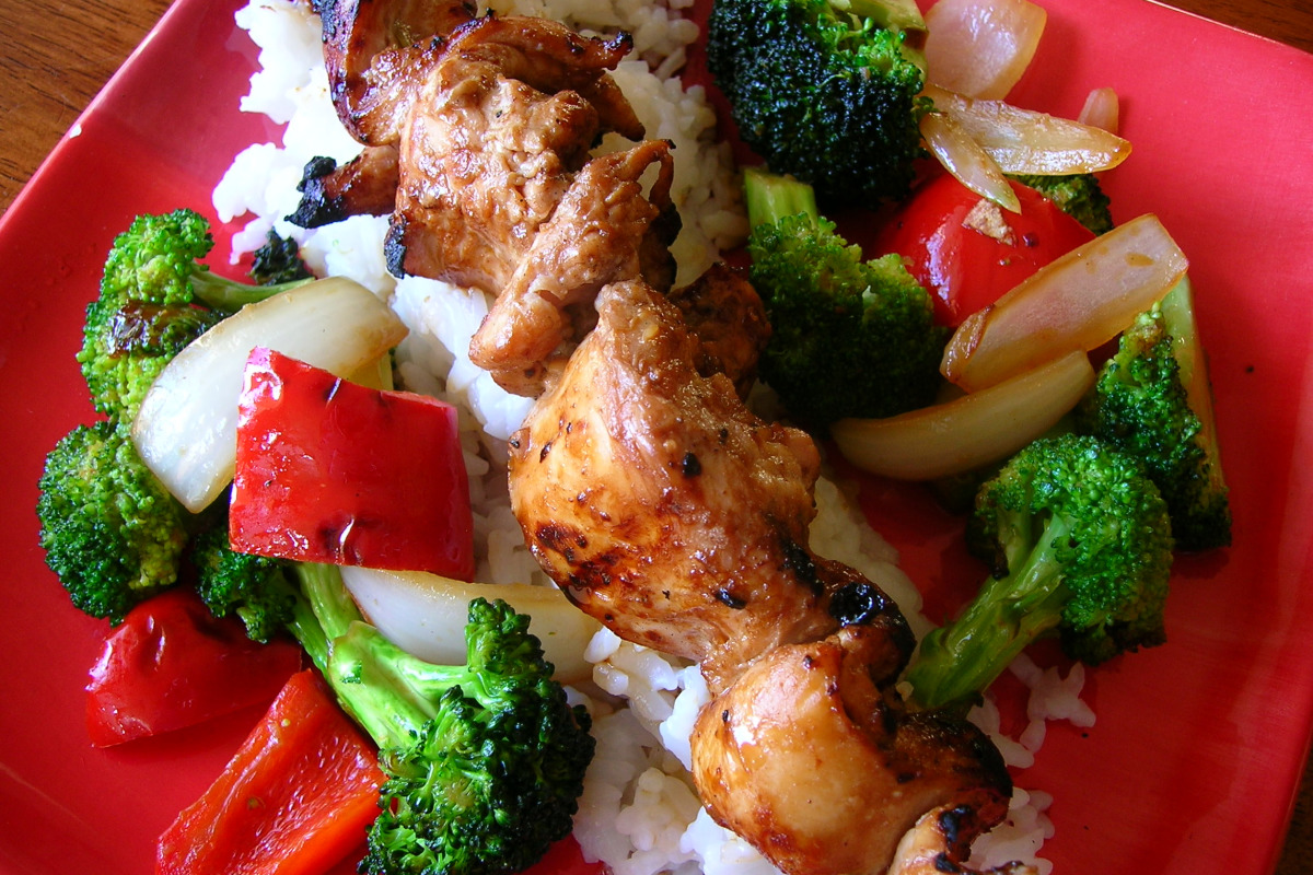 Grilled Teriyaki Chicken with Bok Choy