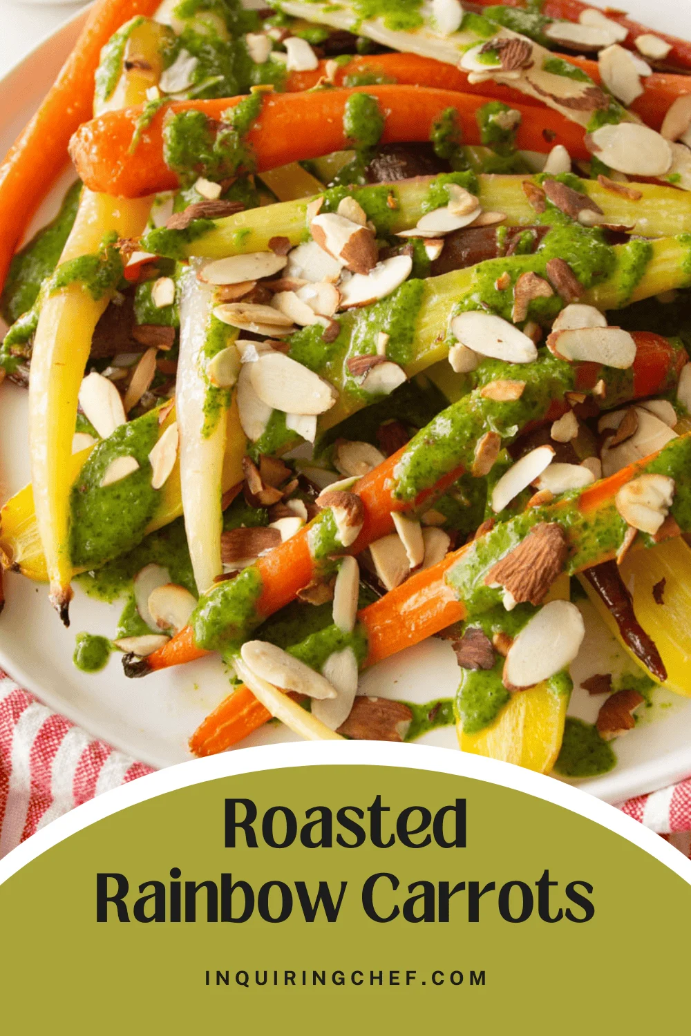 Herb-Roasted Rainbow Carrots with Lemon Zest