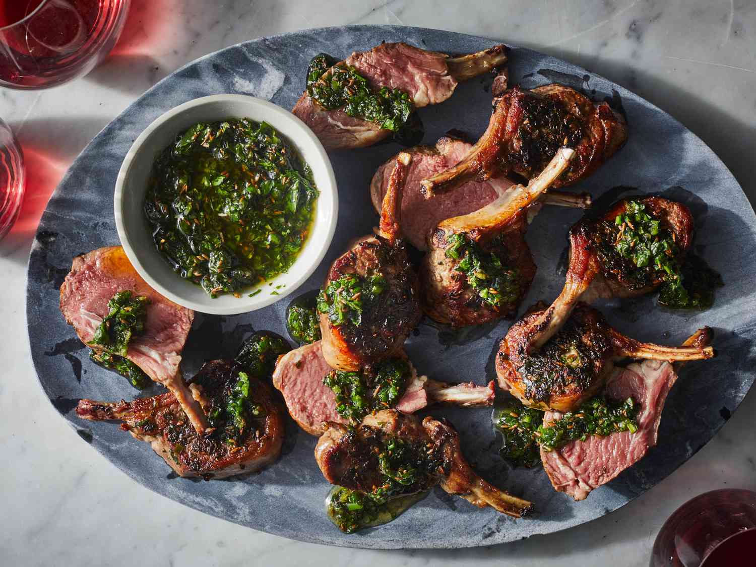 Harissa-Spiced Lamb Chops with Lemon