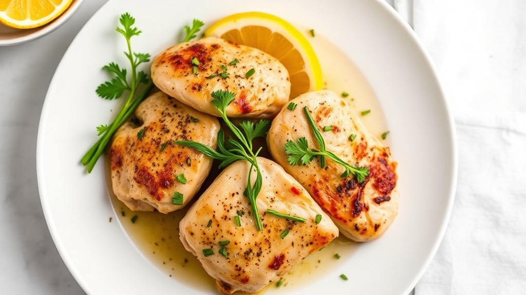 Herb-Infused Chicken Thighs with Lemon and Potatoes