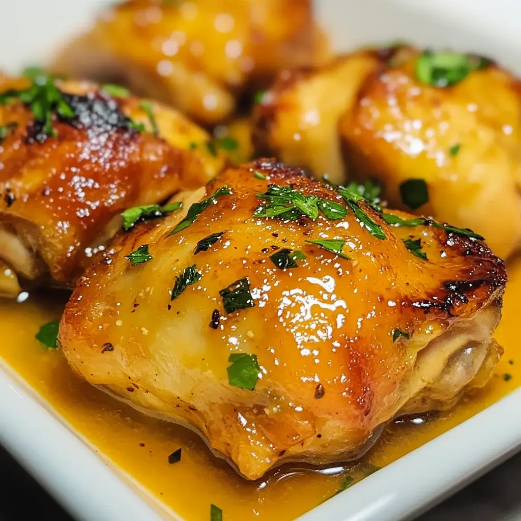 Honey-Mustard Chicken Thighs with Roasted Potatoes