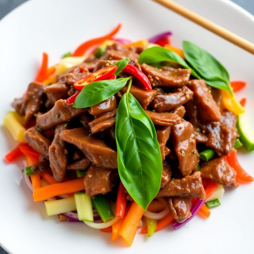 Thai-Inspired Chicken and Basil Stir-Fry