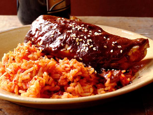 Mole-Style Chicken with Toasted Almonds