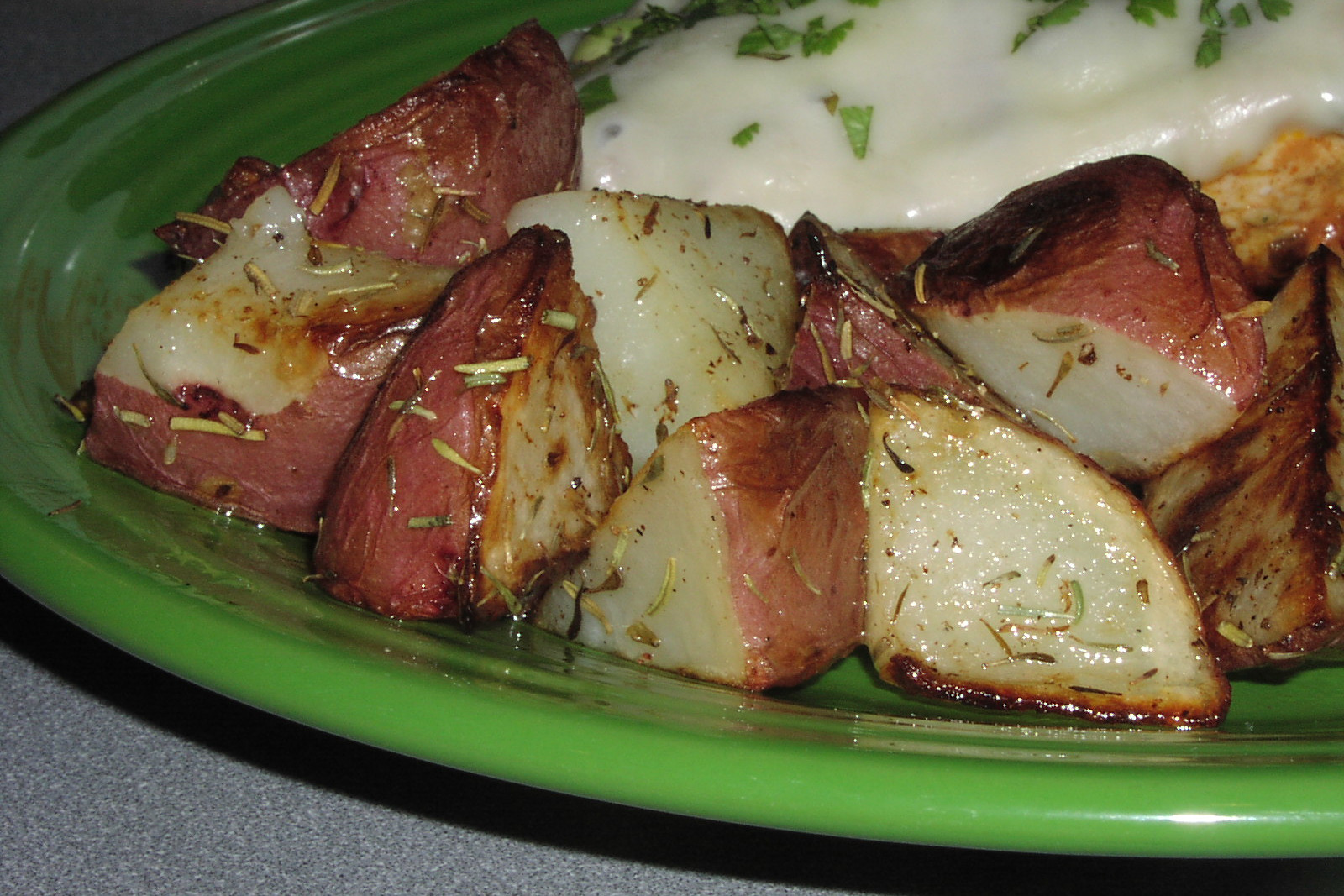 Herb-Roasted Potatoes with Equal Rosemary and Thyme