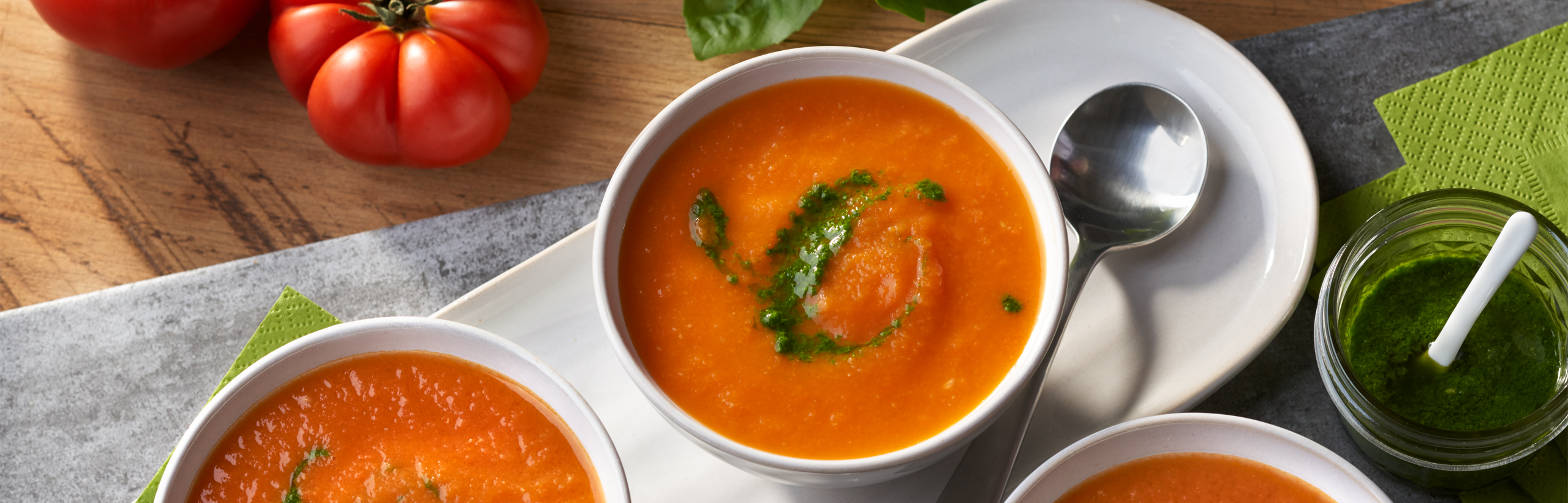 Slow-Simmered Heirloom Tomato Soup with Fresh Basil