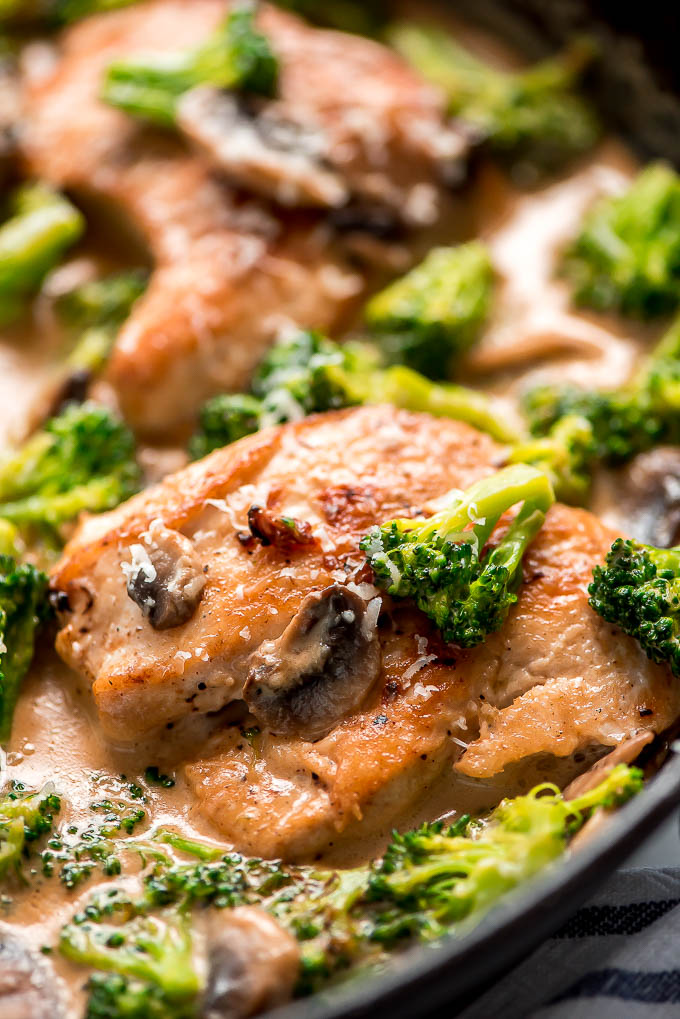 Miso-Glazed Chicken and Broccoli in Single Skillet