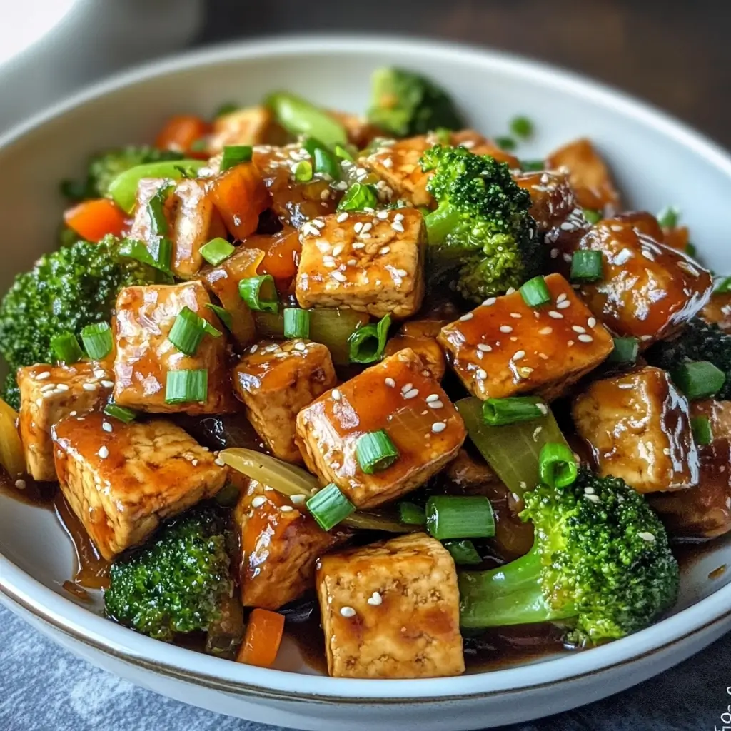 Ginger-Soy Glazed Tofu Stir-Fry