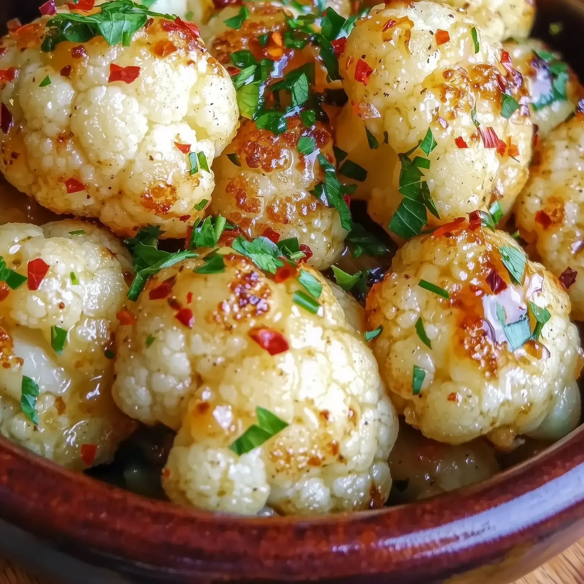 Miso-Tahini Roasted Cauliflower with Sesame Seeds