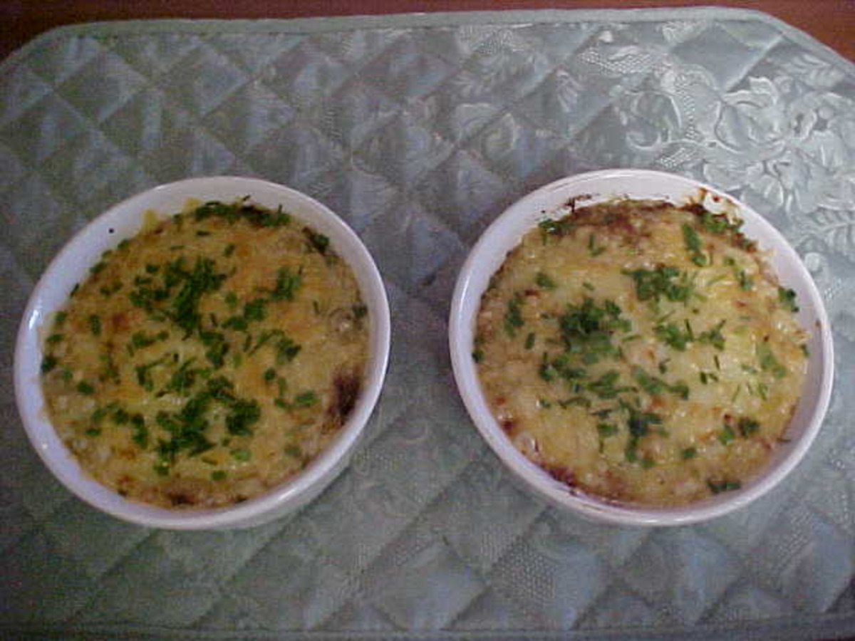 Gruyère and Mushroom Gratin