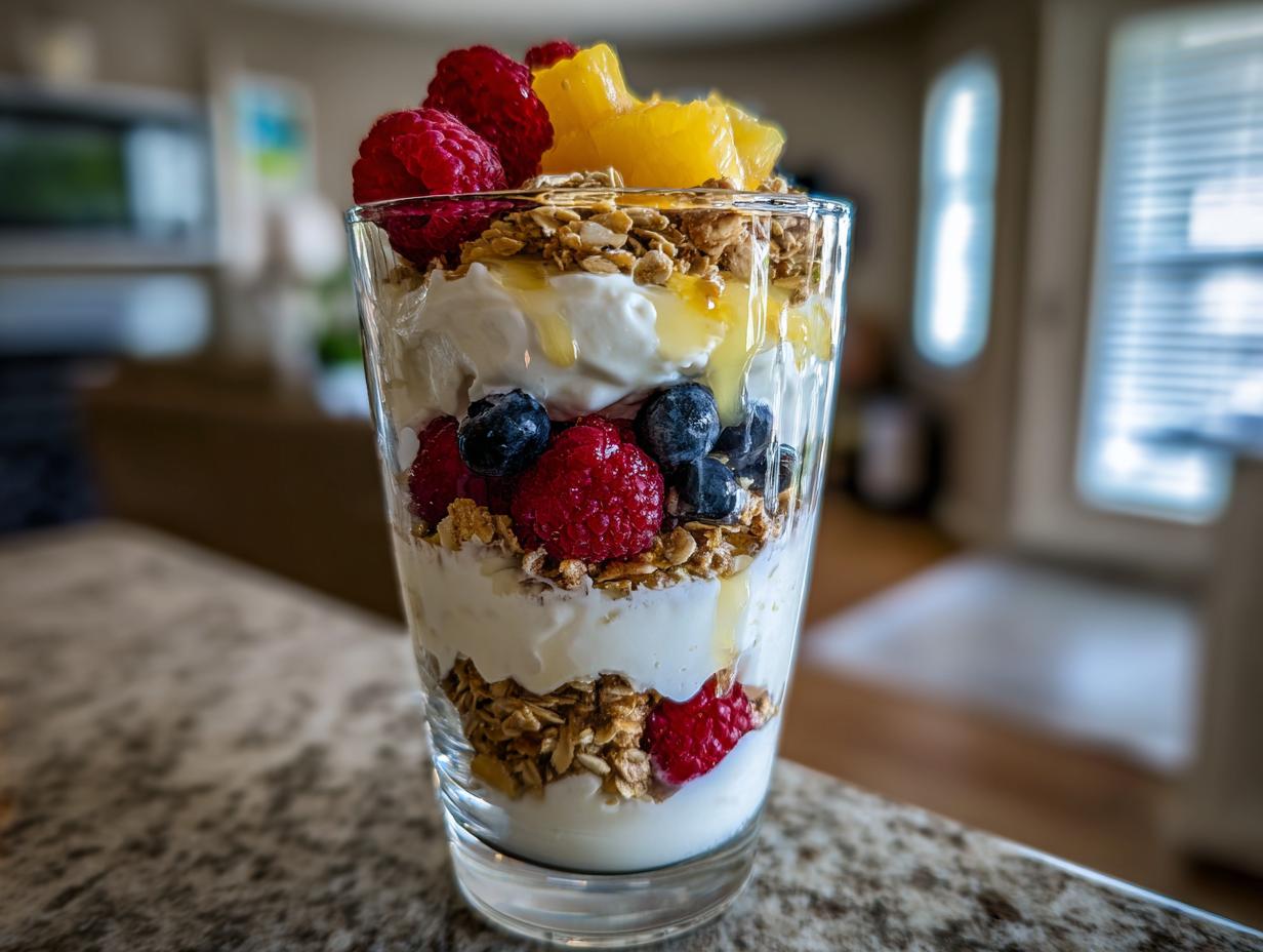 Layered Lemon Yogurt Parfait