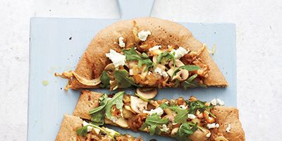 Miso-Caramelized Onion & Mushroom Flatbread