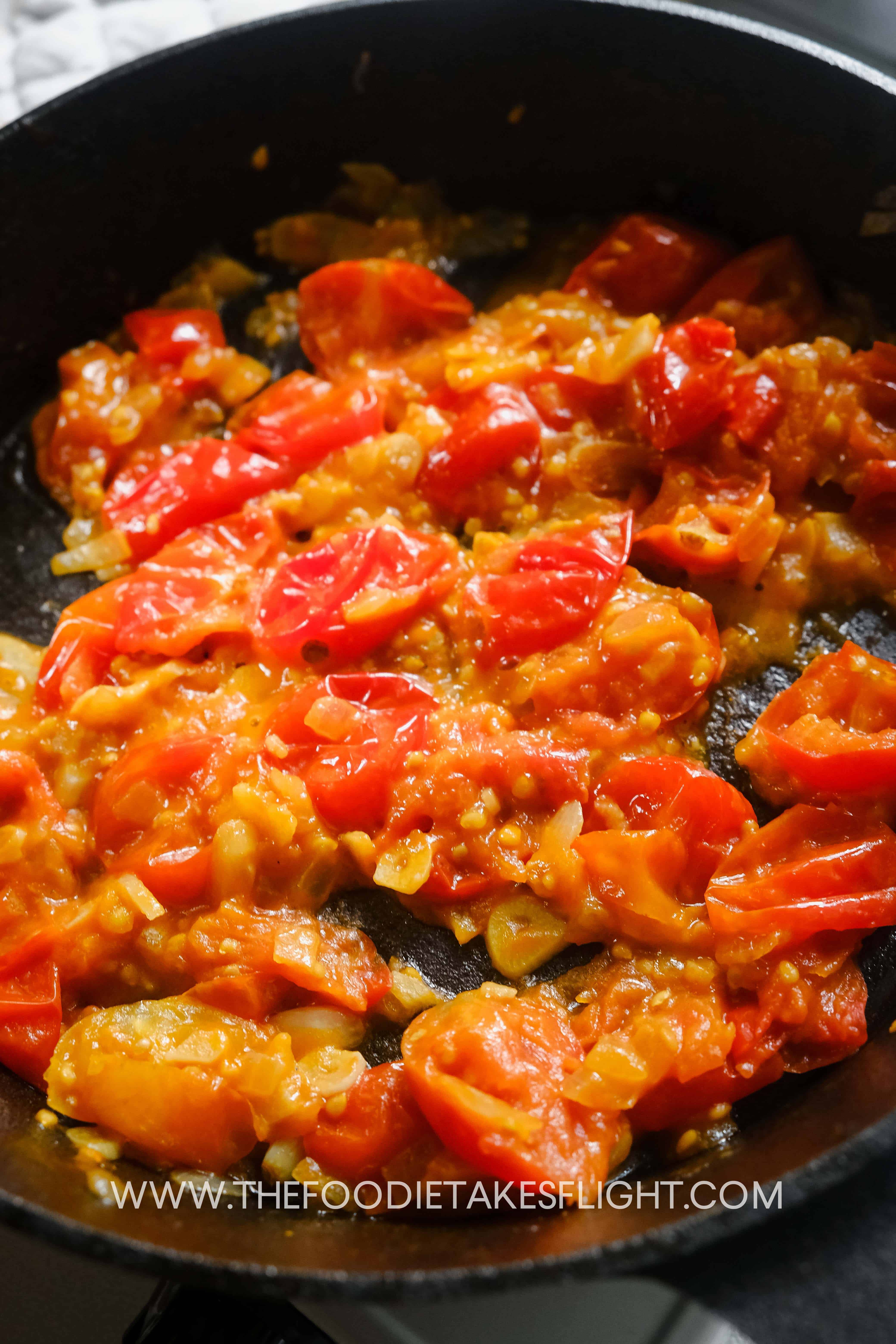 Stir-Fried Cherry Tomato Pasta