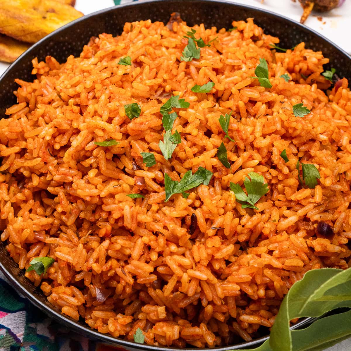 One-Pot Jollof Rice with Tomato and Bell Pepper