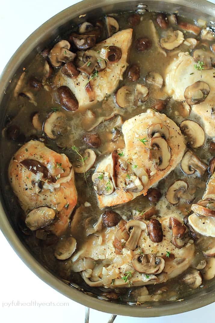 Pan-Seared Chicken with Cheddar and Fresh Thyme