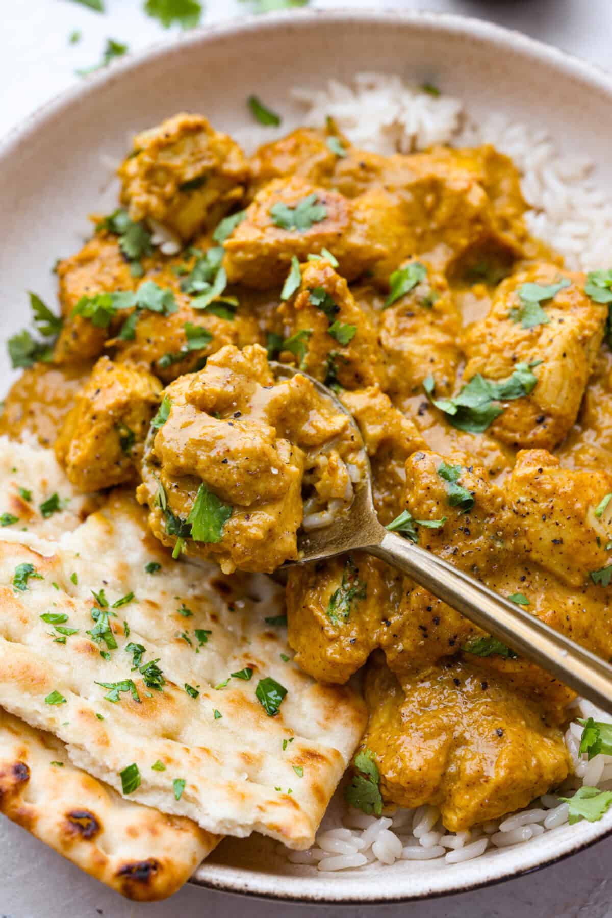 Serious Chicken Korma with Coconut Rice
