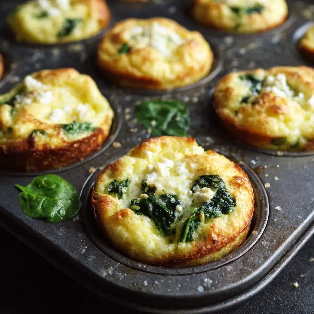 Savory Egg and Cheese Muffins with Spinach