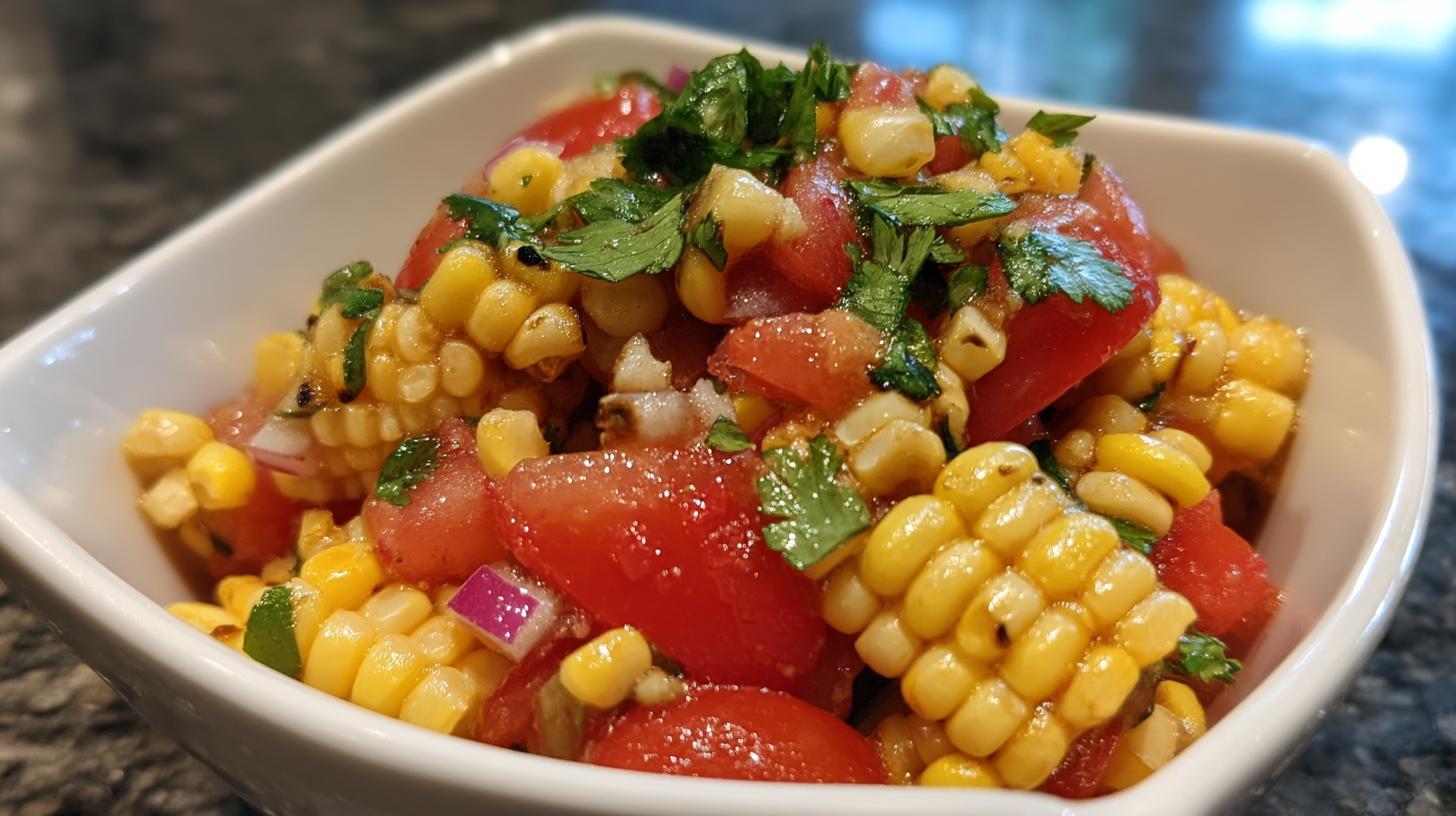 Corn Tortilla Beef Tacos with Fresh Tomato Salsa