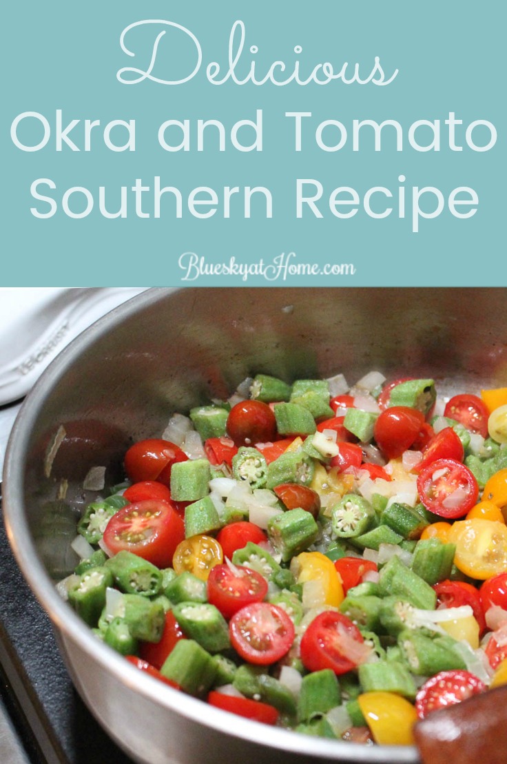 Sautéed Okra and Tomato Medley with Fresh Herbs