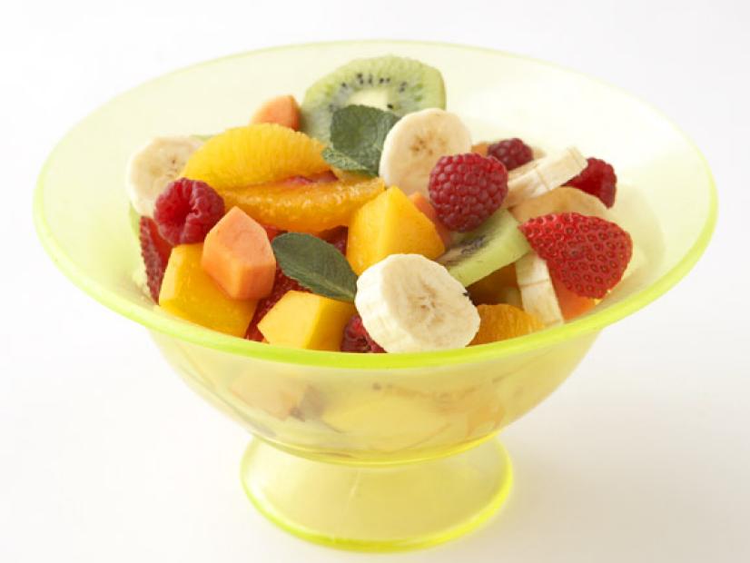Chilled Fresh Fruit Salad with Citrus and Mint
