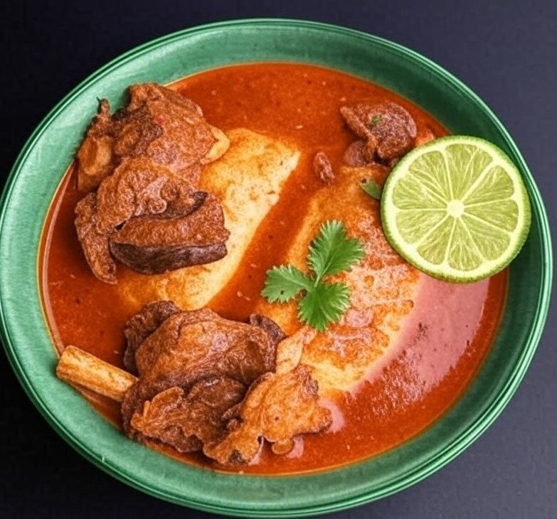 Cassava-Plantain Fufu with Light Tomato Soup