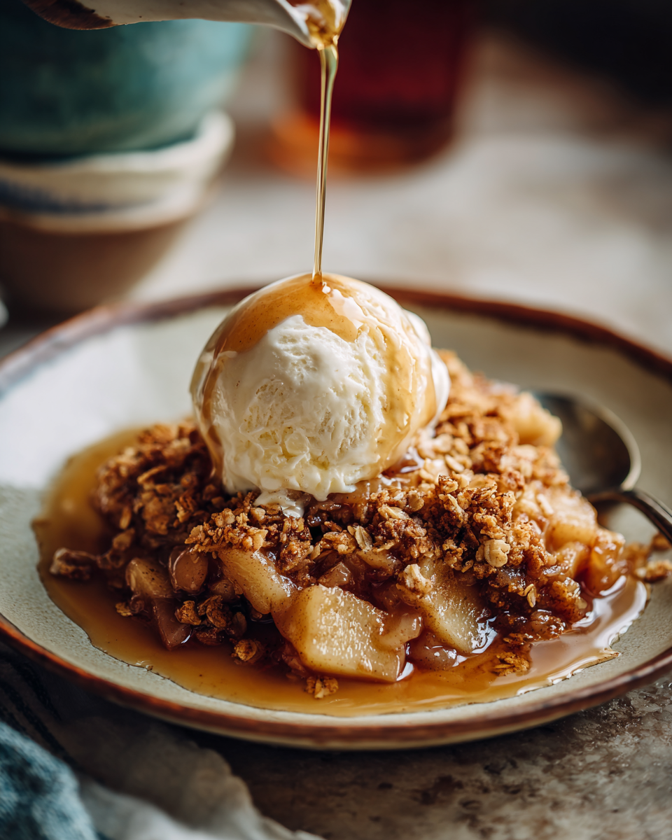 Spiced Chai-Spiced Apple Crisp