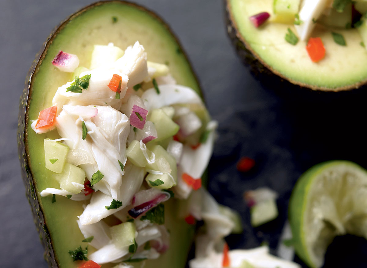 Avocado-Crab Salad with Lemon Vinaigrette
