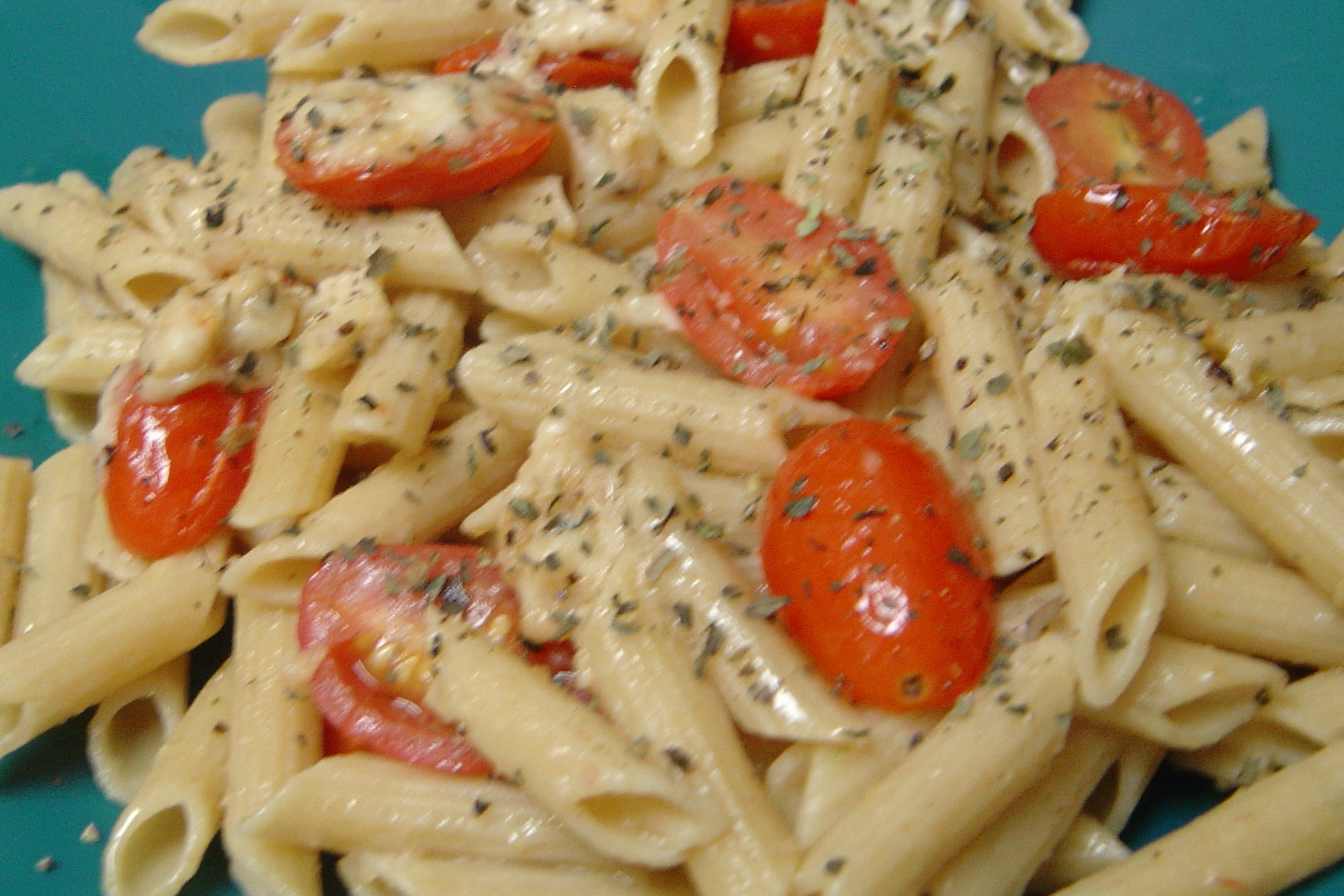 One-Pot Penne with Roasted Cherry Tomatoes and Basil