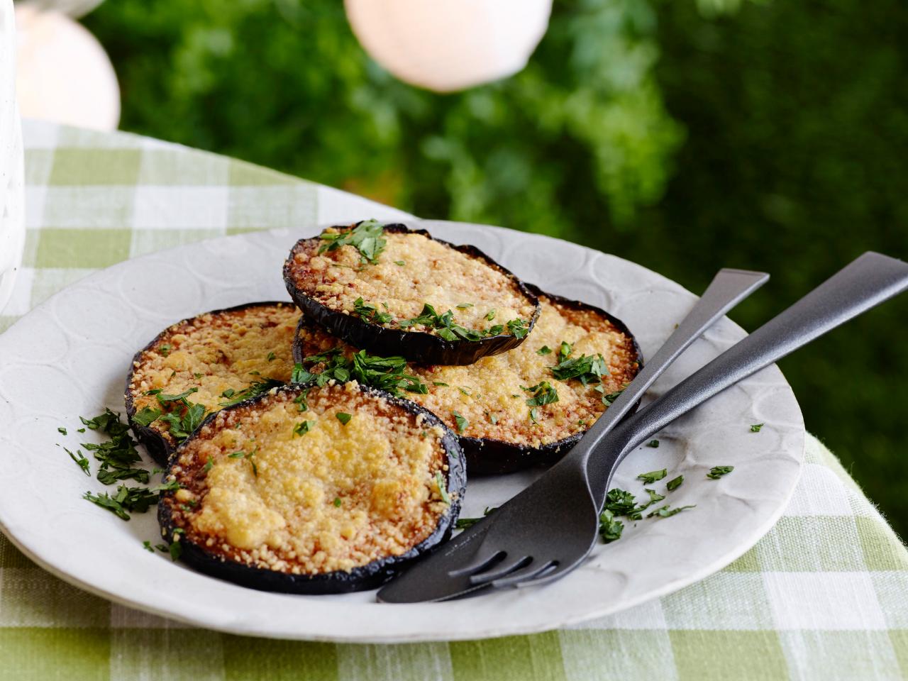 Savory Eggplant 'Steak' with Herb Butter