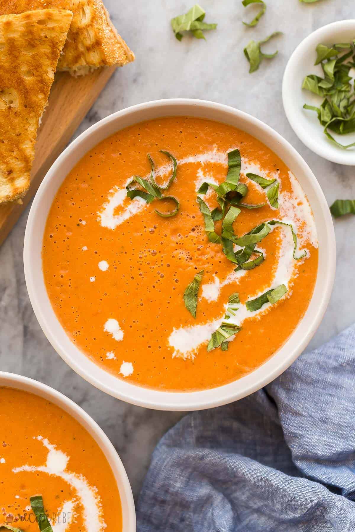 Roasted Tomato and Root Vegetable Soup