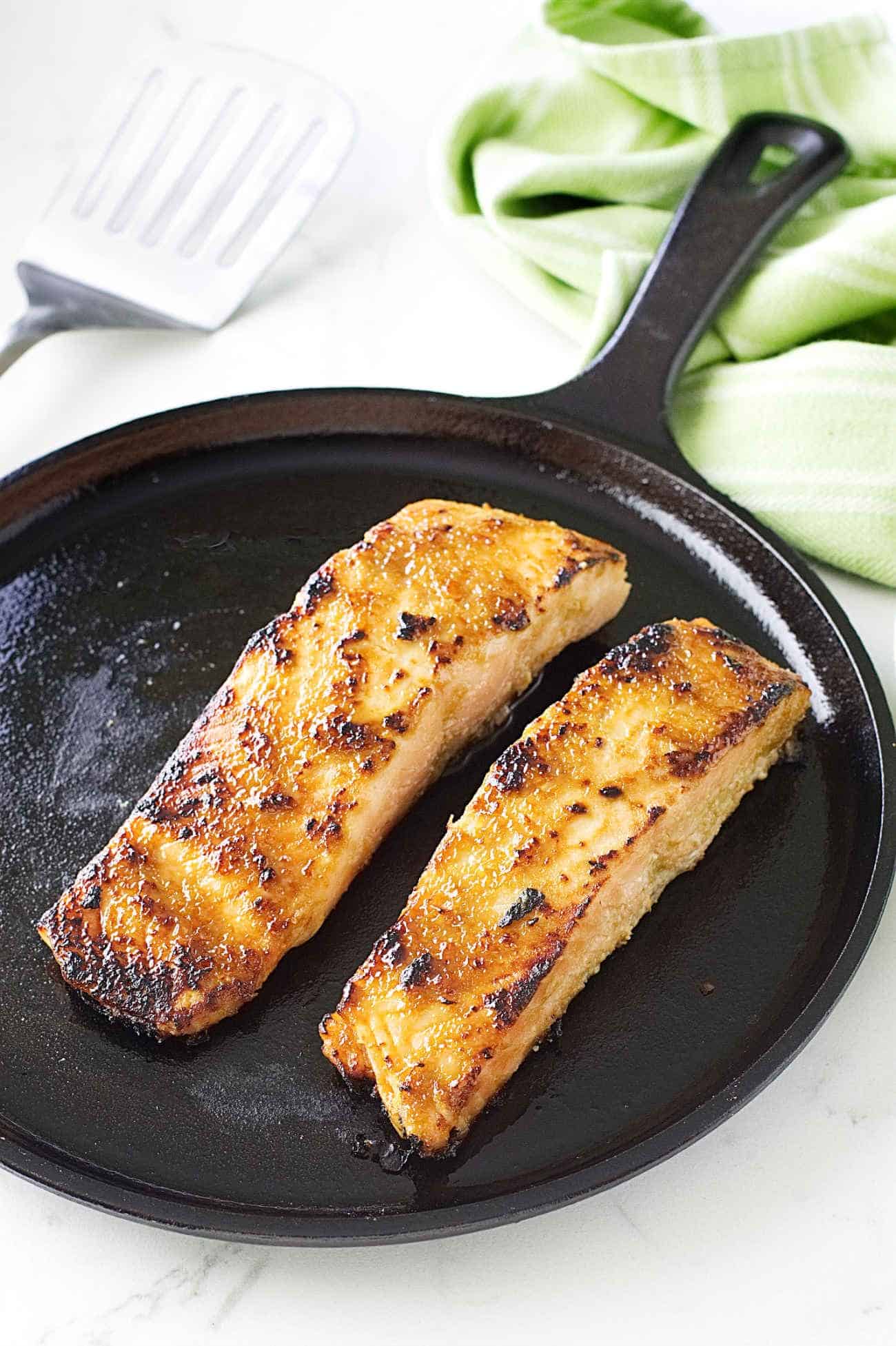 Miso-Glazed Salmon with Sesame-Ginger Drizzle