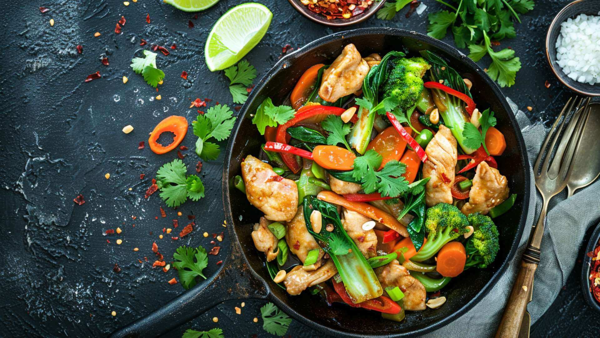 One-Pan Chicken Vegetable Stir-Fry