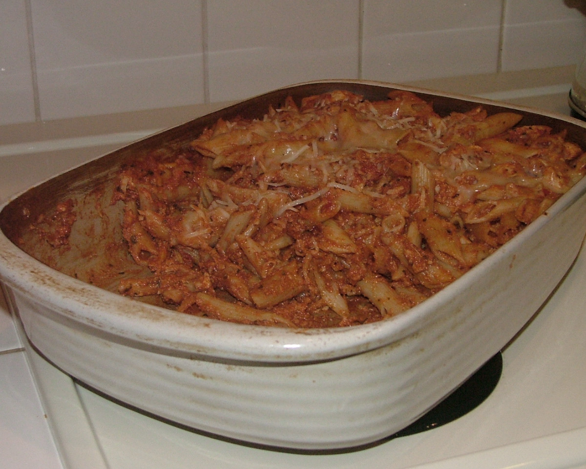Herb-Crusted Baked Ziti