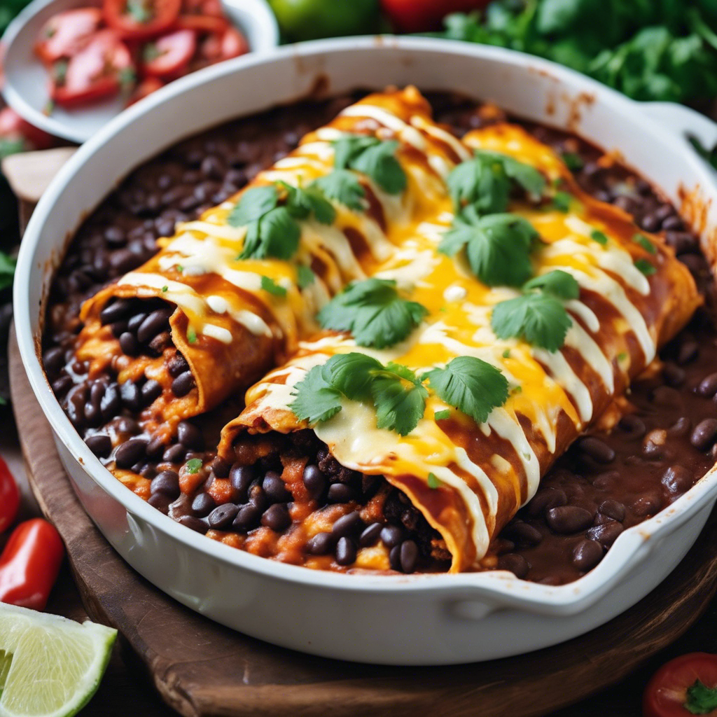 Smith's Spicy Black Bean Enchiladas