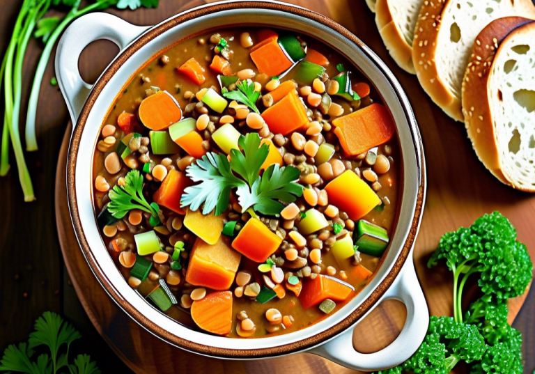 Pantry-Style Lentil and Vegetable Stew