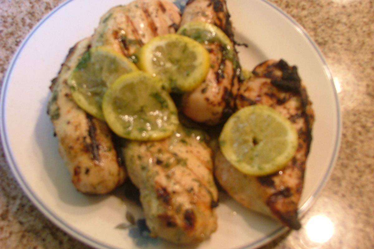 Grilled Lemon and Aperol Chicken
