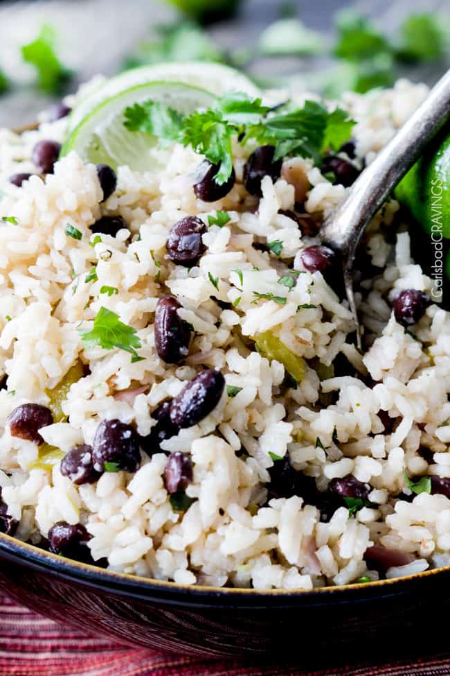 Cilantro-Lime Rice with Black Beans