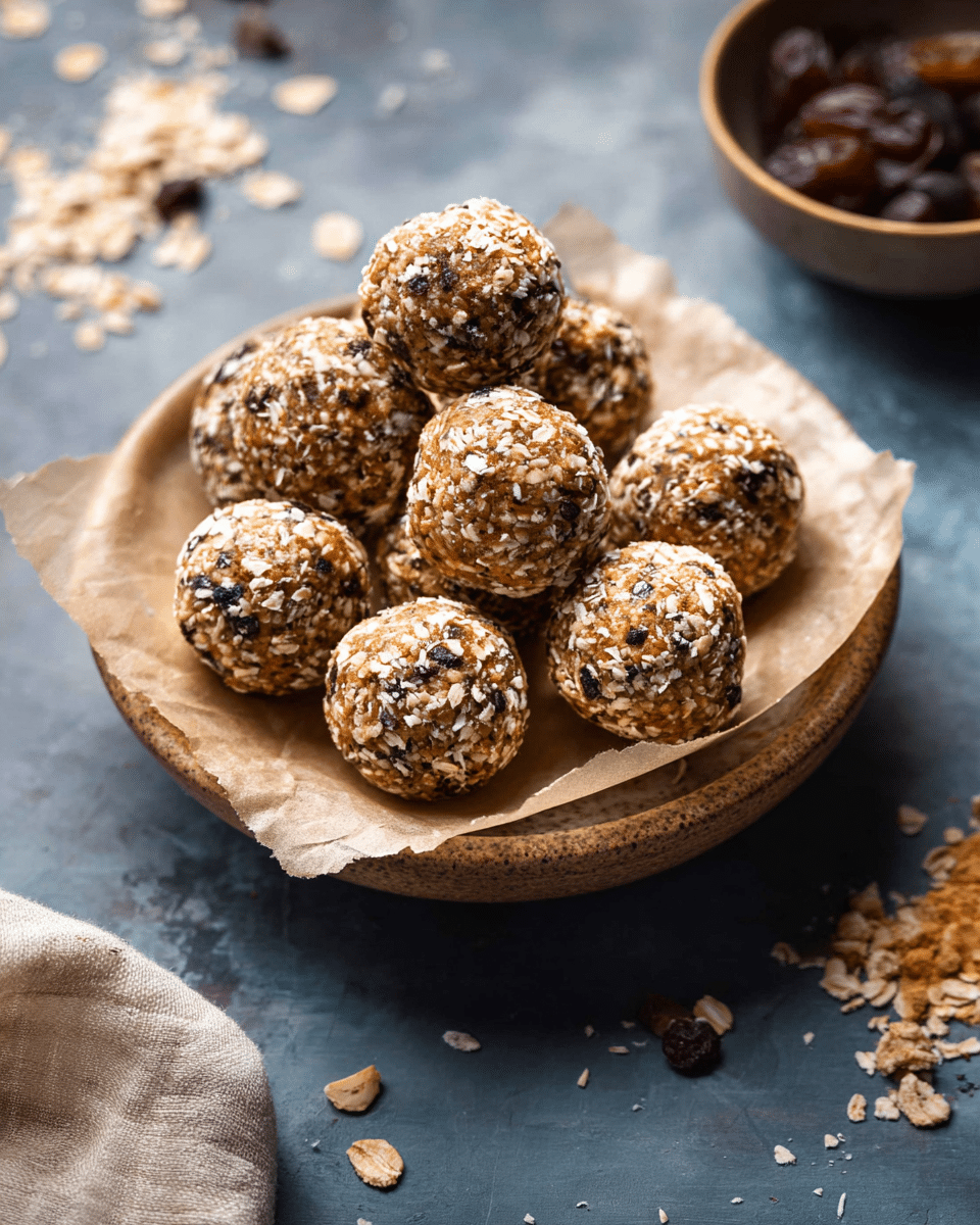 No-Bake Banana Oatmeal Energy Bites