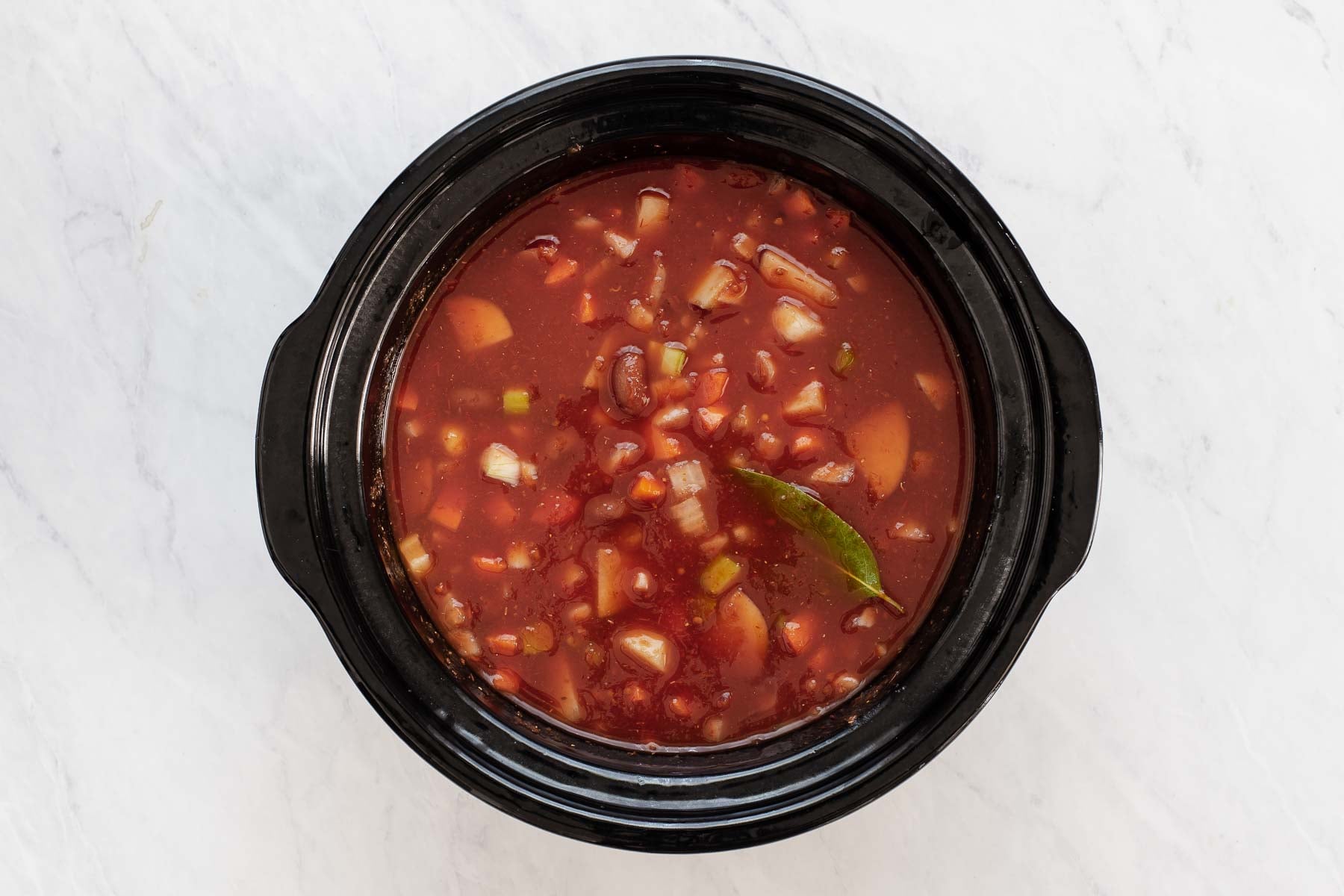 Slow-Simmered Black Bean and Root Vegetable Soup