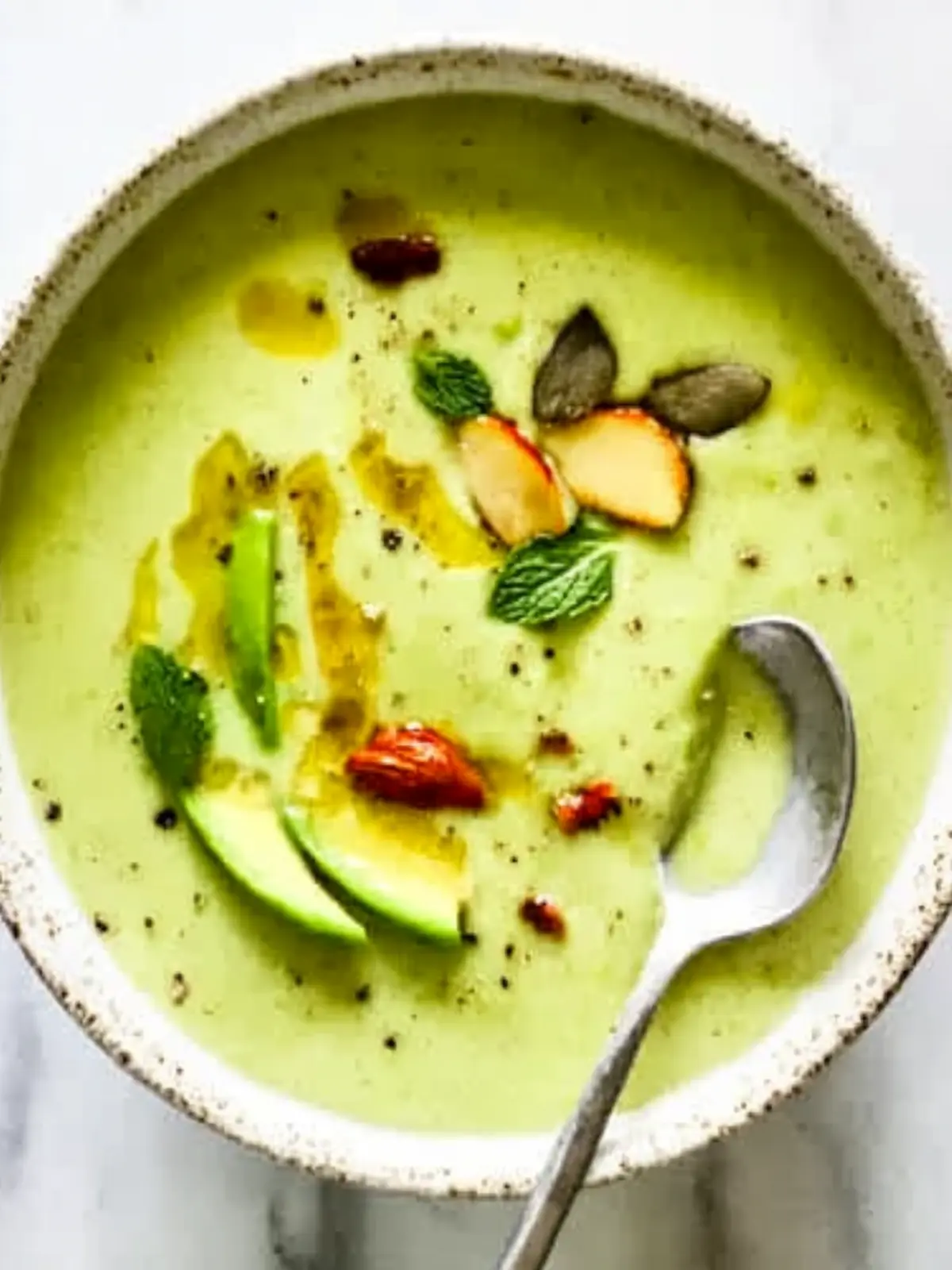 Best Creamy Avocado Soup with Mango