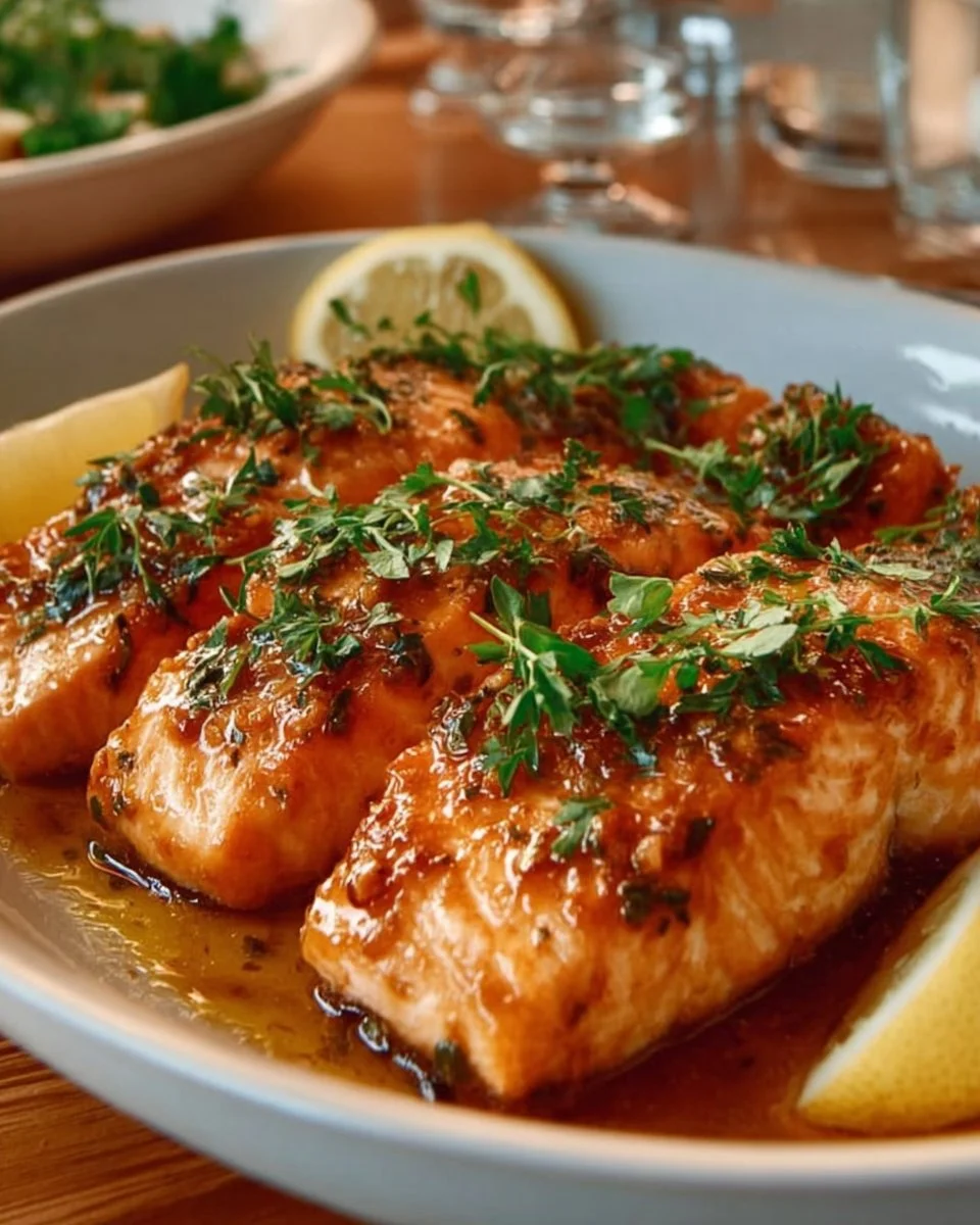 Pan-Seared Salmon with Citrus-Aperol Glaze
