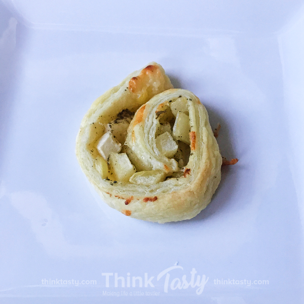 Apple and Cheddar Pinwheels with Cinnamon