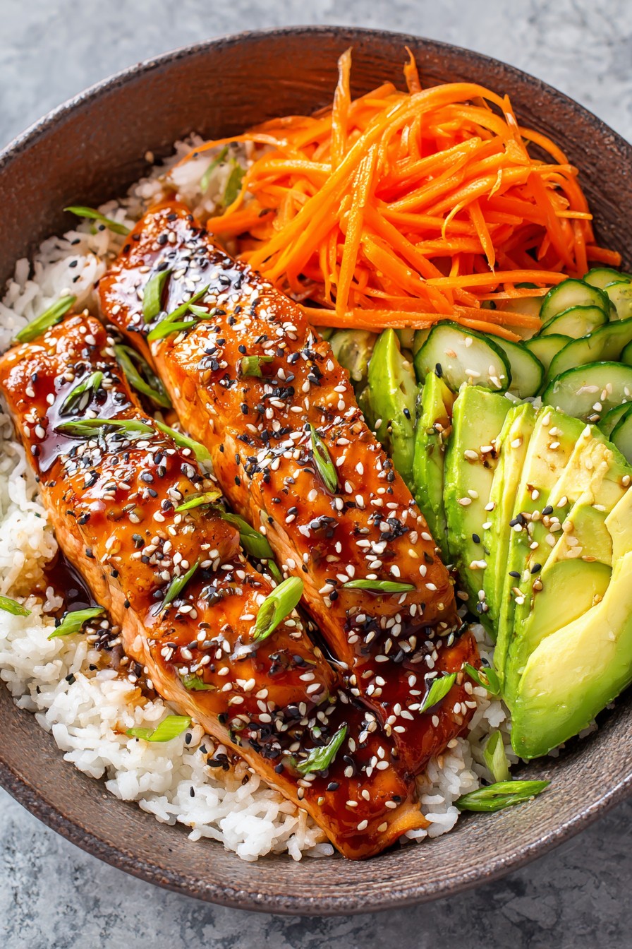 Genuine Japanese Teriyaki Salmon Bowls