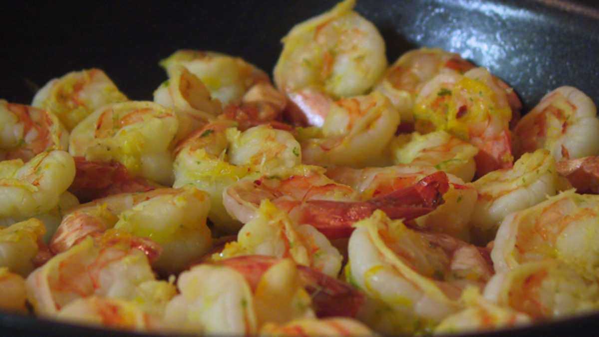 Spicy Citrus Shrimp with Bell Peppers