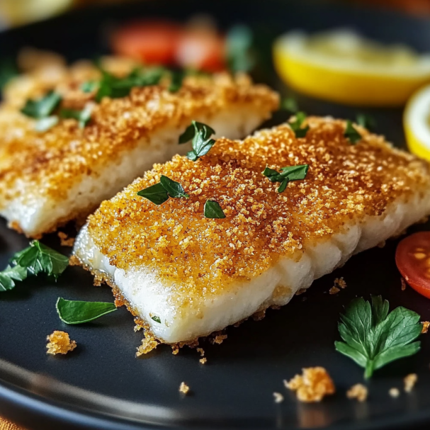 Crisp-Edged Parmesan-Crusted Fish with Hidden Lemon Zest