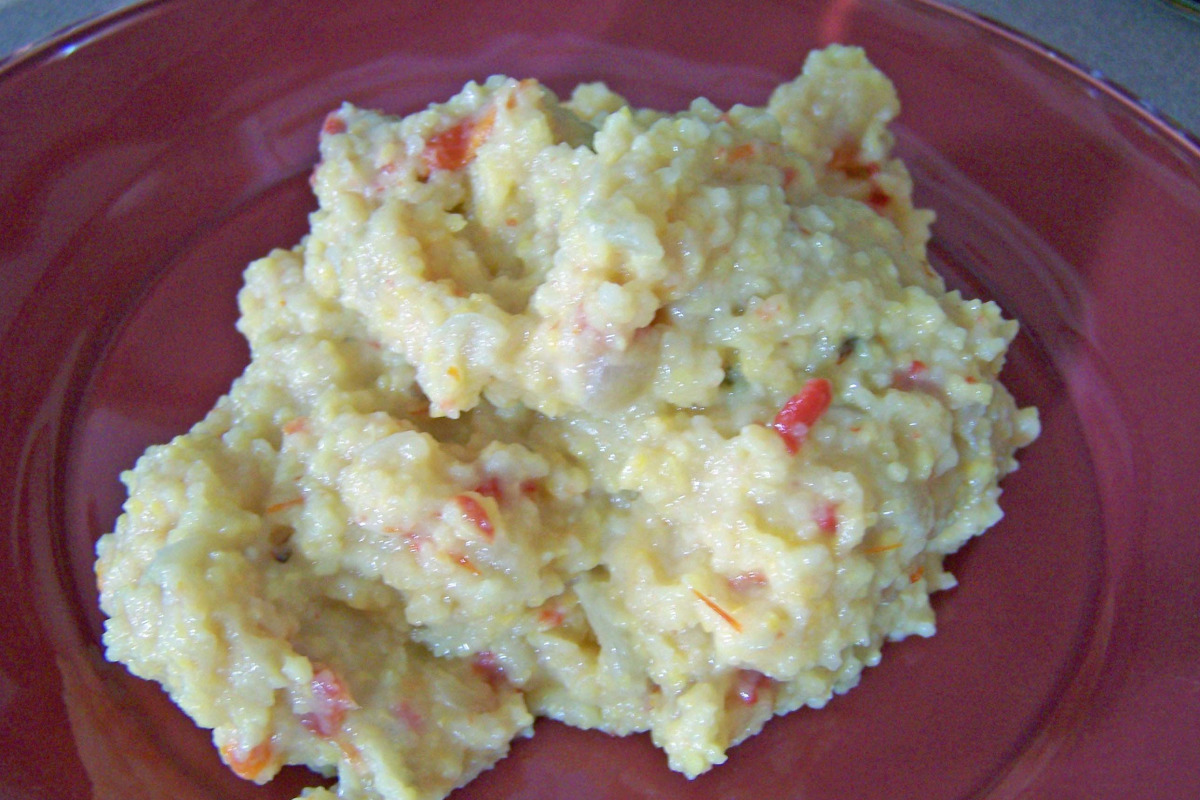 Stone-Ground Corn and Sun-Dried Tomato Polenta