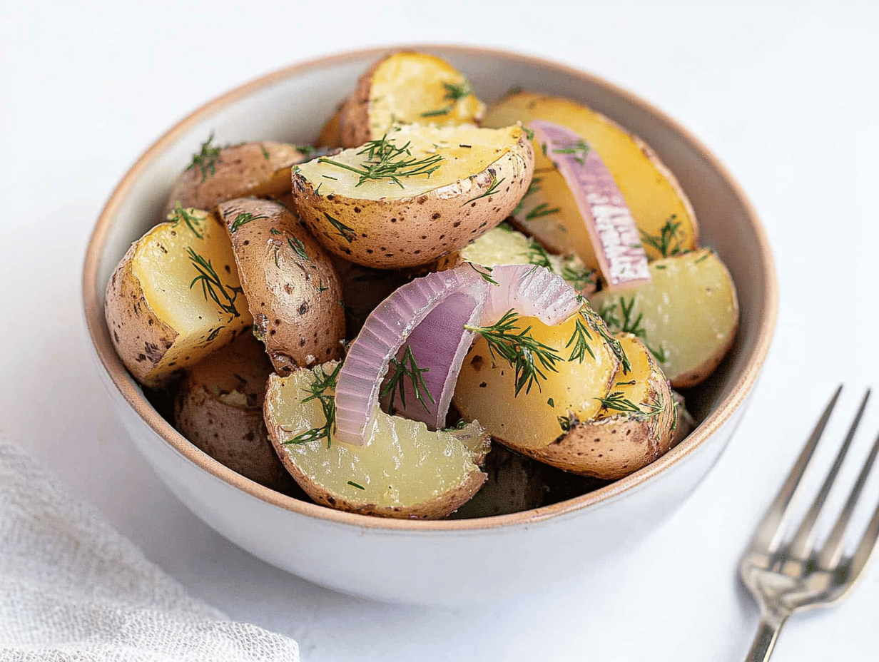 Lemon-Dill Chicken with Dilled Potato Salad