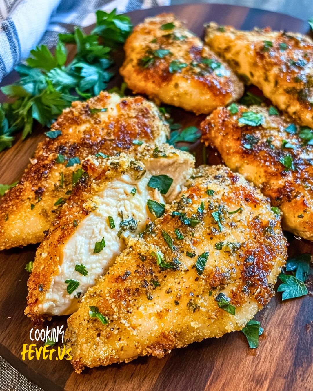Herb-Crusted Chicken with Citrus-Bitter Glaze