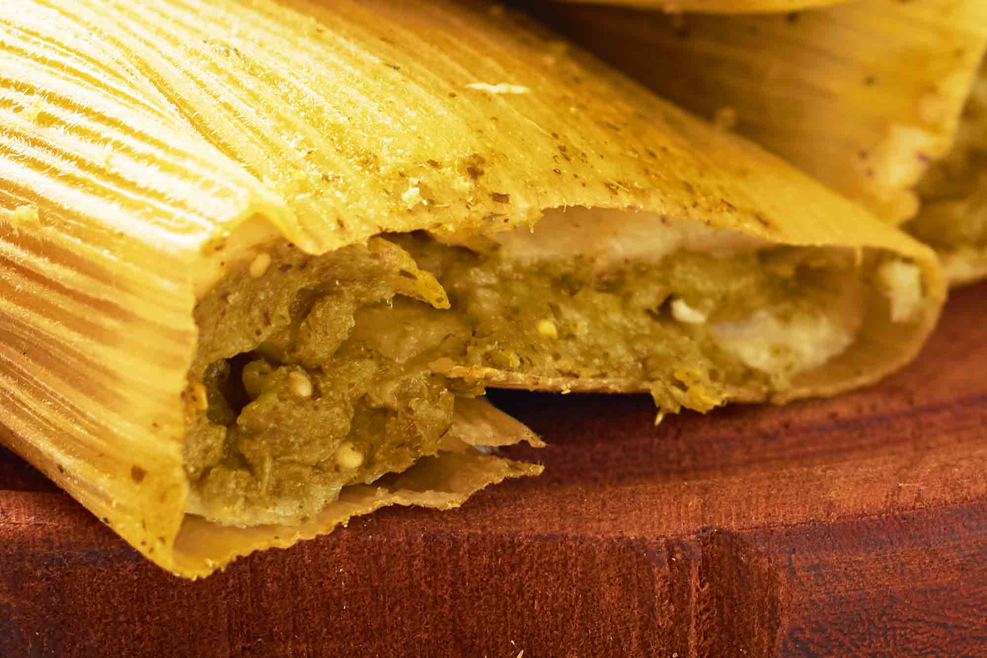 Classic Tamales with Chicken and Mushroom