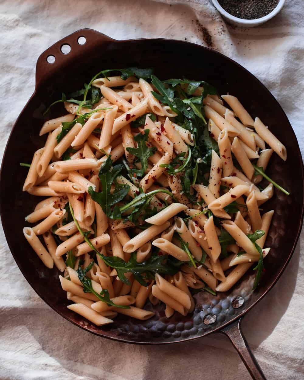 One-Pot Lemon and Arugula Pasta